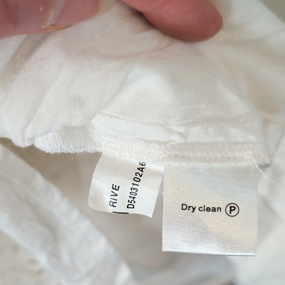Diane von Furstenberg DVF Rive White Cotton Eyelet Halter Dress US 2 - Picture 6 of 12